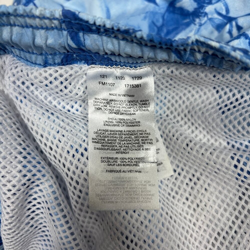 Columbia PFG Blue Fishing Marlin Graphic Mesh Lined Swim Trunks Shorts Mens Med - Picture 6 of 8